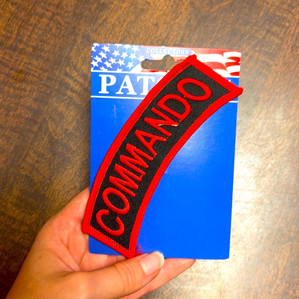 Commando Army embroidered Patch